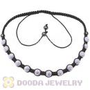 Fashion TresorBeads necklace with Lilac Czech Crystal and Hematite beads