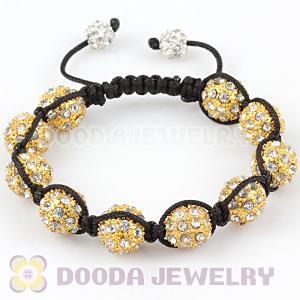 handmade Inspired Bracelets Wholesale with Crystal Disco ball Beads