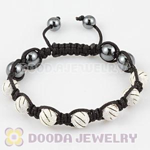handmade Style TresorBeads Bracelets with silver plated Copper Beads and Hematite