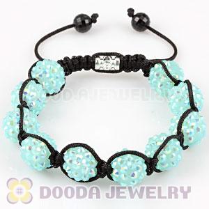 Fashion handmade handmade style Bracelets with Green crystal plastic Beads