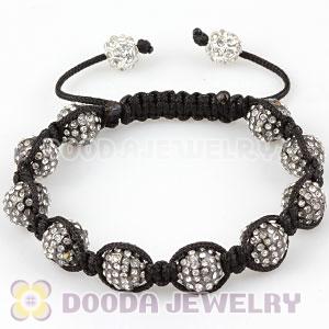 2011 Latest handmade Inspired Bracelets with pave Crystal Beads