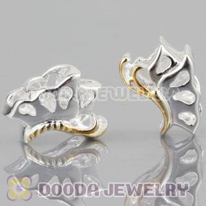 925 Sterling Silver Gracefully Dancing Butterfly Charm Beads European Compatible