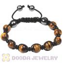 2011 latest TresorBeads bracelets with tiger eye beads and hemitite