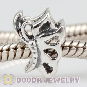 Antique Sterling Silver Gracefully Dancing Butterfly Charm Beads European Compatible