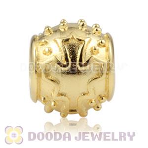 Gold plated Sterling Silver Canada map charm Beads