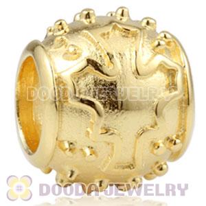 Gold plated Sterling Silver Canada map charm Beads