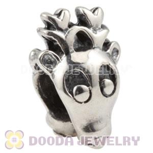 Antique Sterling Silver Reindeer charm Beads