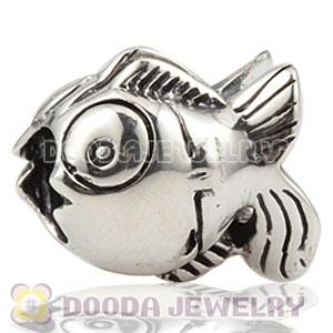 Antique Sterling Silver Subtropical Fish charm Beads