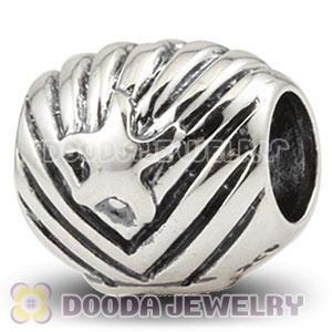 Antique 925 Sterling Silver Shell and Starfish charm Beads European compatible