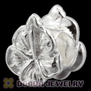 Shiny 925 Sterling Silver Flower and fruit charm Beads European compatible