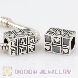 925 Sterling Silver FAMILY charm Beads