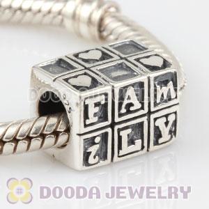 925 Sterling Silver FAMILY charm Beads