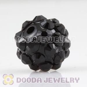 10mm handmade Style Black Plastic Beads Wholesale