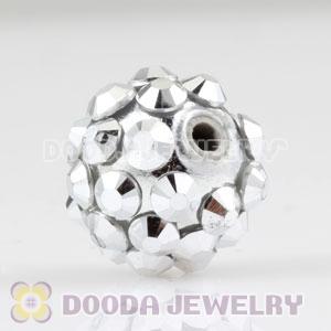 10mm handmade Style Grey Plastic Beads Wholesale