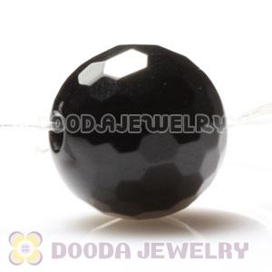 10mm handmade Style Faceted Black Agate Beads Wholesale