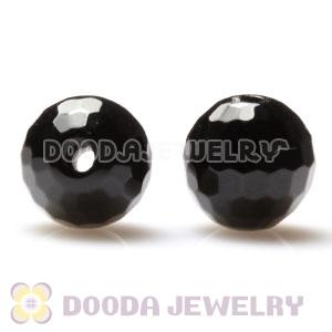 8mm handmade Style Faceted Black Agate Beads Wholesale