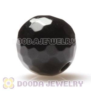 8mm handmade Style Faceted Black Agate Beads Wholesale