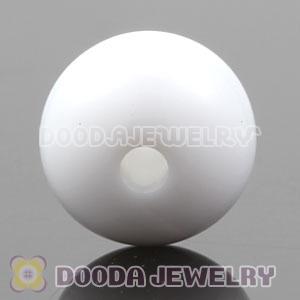 Mix 100pcs each bag 10mm white ABS Plastic handmade Beads Wholesale