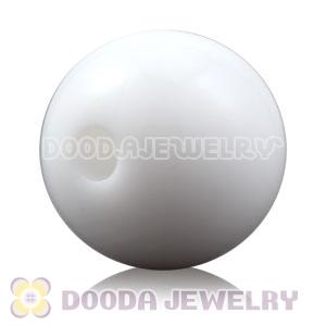 Mix 100pcs each bag 10mm white ABS Plastic handmade Beads Wholesale