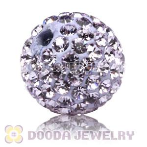 10mm handmade style Pave Lavender Czech Crystal Bead wholesale