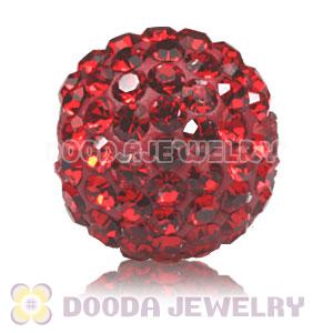 10mm handmade style Pave Red Czech Crystal Bead wholesale