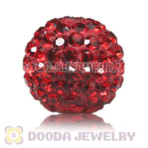 10mm handmade style Pave Red Czech Crystal Bead wholesale