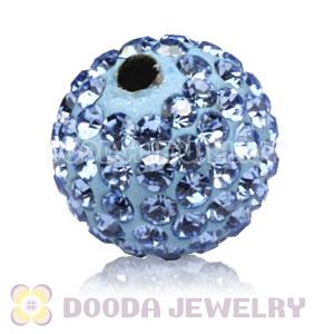 10mm handmade style Pave Blue Czech Crystal Bead wholesale