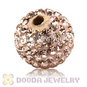 10mm handmade style Pave Rose Czech Crystal Bead wholesale