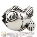 Antique Sterling Silver Subtropical Fish charm Beads
