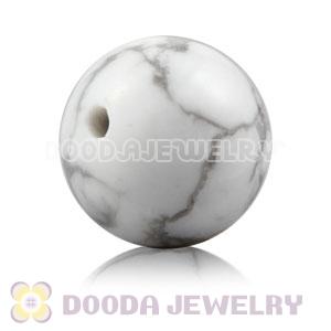 10mm handmade Style white Turquoise Beads