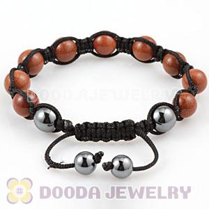 Fashion TresorBeads Healing bracelets with Golden stone and hemitite beads