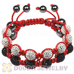 2011 Latest TresorBeads Bracelets with pave Czech Crystal and Hematite beads 