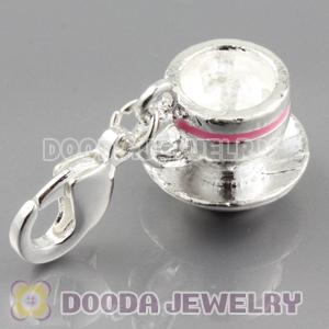 Wholesale Silver Plated Alloy Cup and Dish Charms