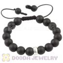 handmade Style Tscharm Jewelry Charm Bracelet Black Agate and Sterling Silver Beads