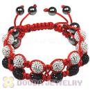 2011 Latest TresorBeads Bracelets with pave Czech Crystal and Hematite beads