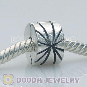 925 Solid Silver Charm Jewelry Clip Beads