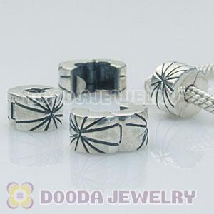 925 Solid Silver European Style Clip Beads