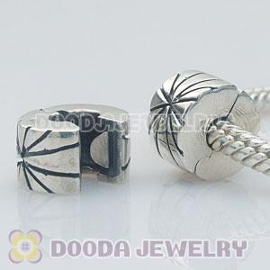 925 Solid Silver European Style Clip Beads