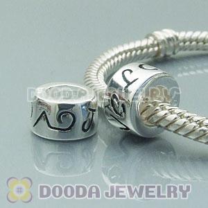 Solid Sterling Silver European Style Beads and Charms
