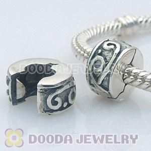 925 Solid Silver Charm Jewelry Clip Beads