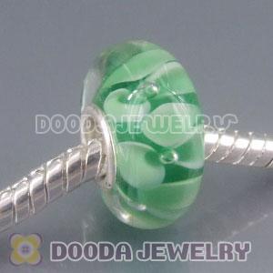 925 sterling silver single core Charm Jewelry glass beads