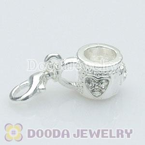 Wholesale Silver Plated Alloy Tea Cup Charms