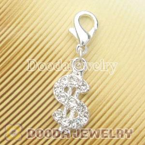 Wholesale Silver Plated Alloy Dollor Charms