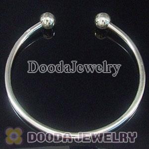 Charm Jewelry Silver Bangle