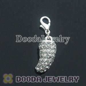 Wholesale Silver Plated Alloy capsicum Charms