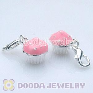 Wholesale Silver Plated Alloy Cake Charms