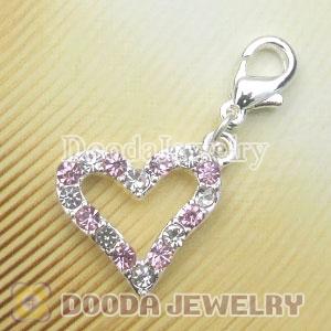 Wholesale Silver Plated Alloy Love Charms