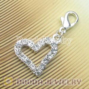 Wholesale Silver Plated Alloy Love Charms