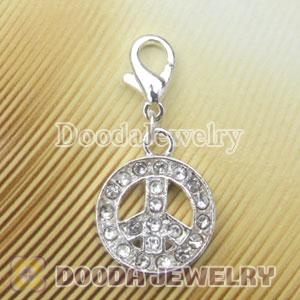 Wholesale Silver Plated Alloy Pearce Charms