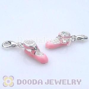 Wholesale Silver Plated Alloy Shoe Charms